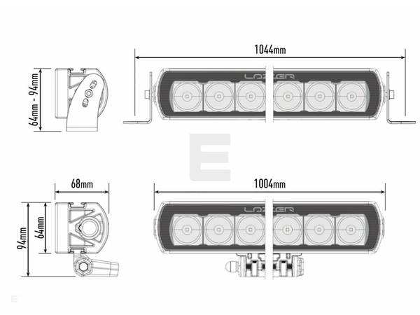 Lazer T24 EVO LED fjernlys